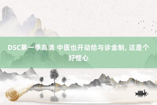 DSC第一季高清 中医也开动给与诊金制， 这是个好惬心